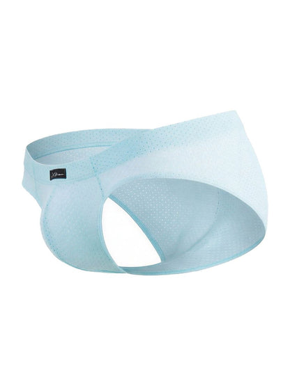 CityBOYZ USA Xtremen microfiber mesh brief in seawater color, featuring breathable, lightweight fabric and snug fit for comfort.