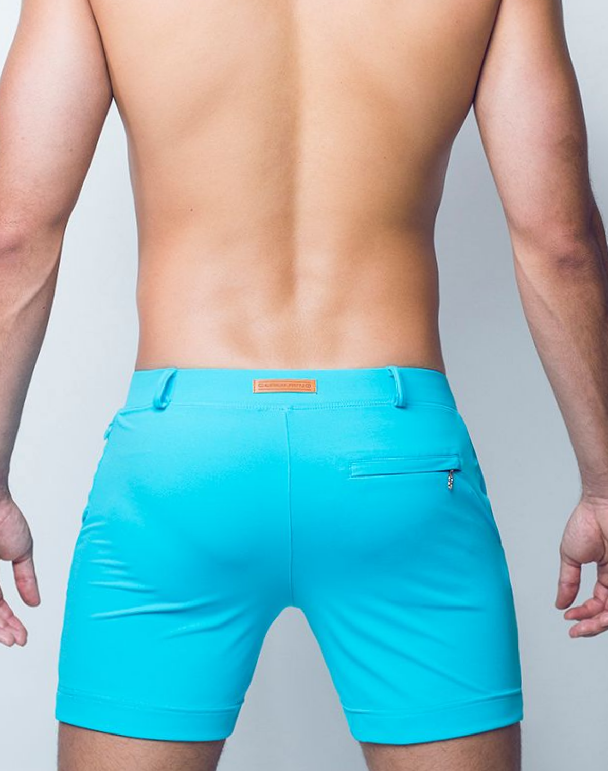 Aqua 2Eros Bondi short by CITYBOYZ★USA, stylish men's shorts with a vibrant aqua color and modern fit.