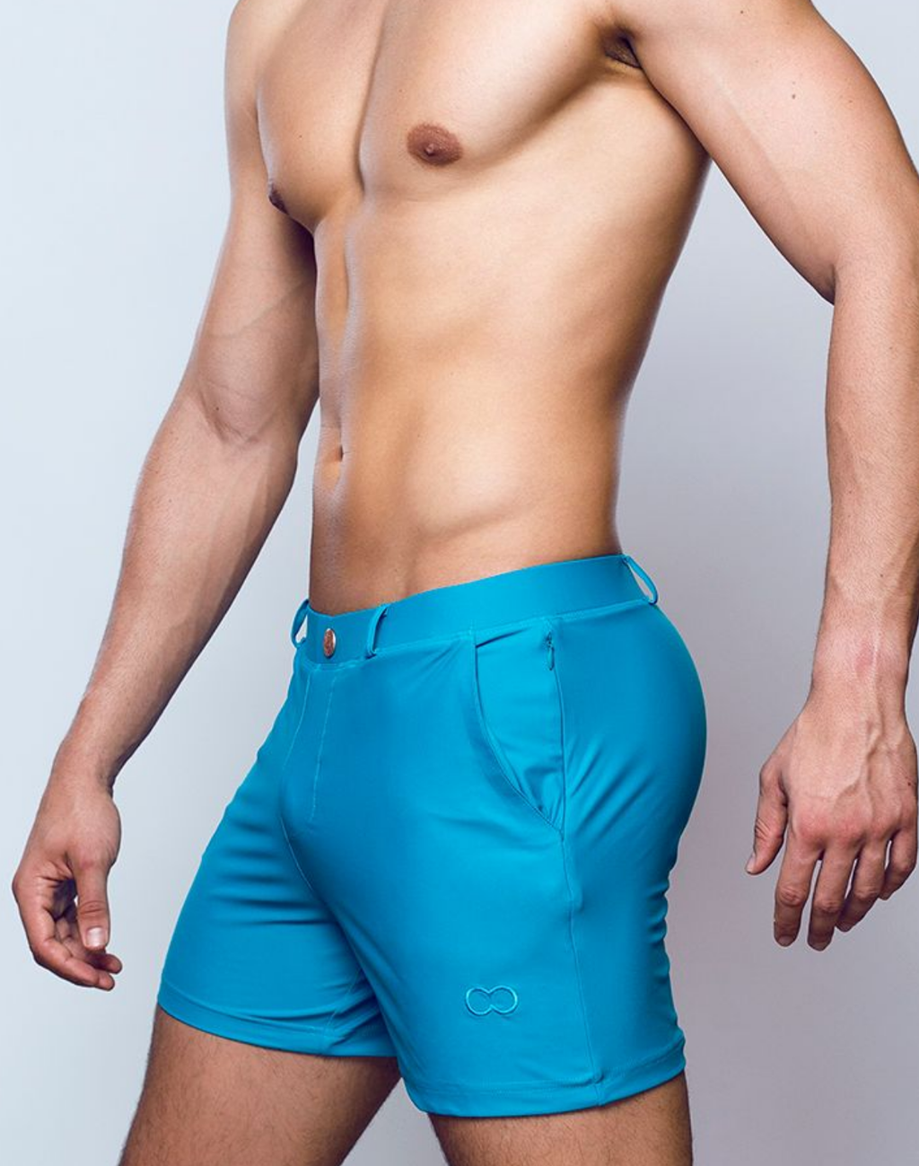 CityBOYZ USA 2Eros Bondi Short in breezegreen, premium men's shorts with stylish design and comfortable fit.