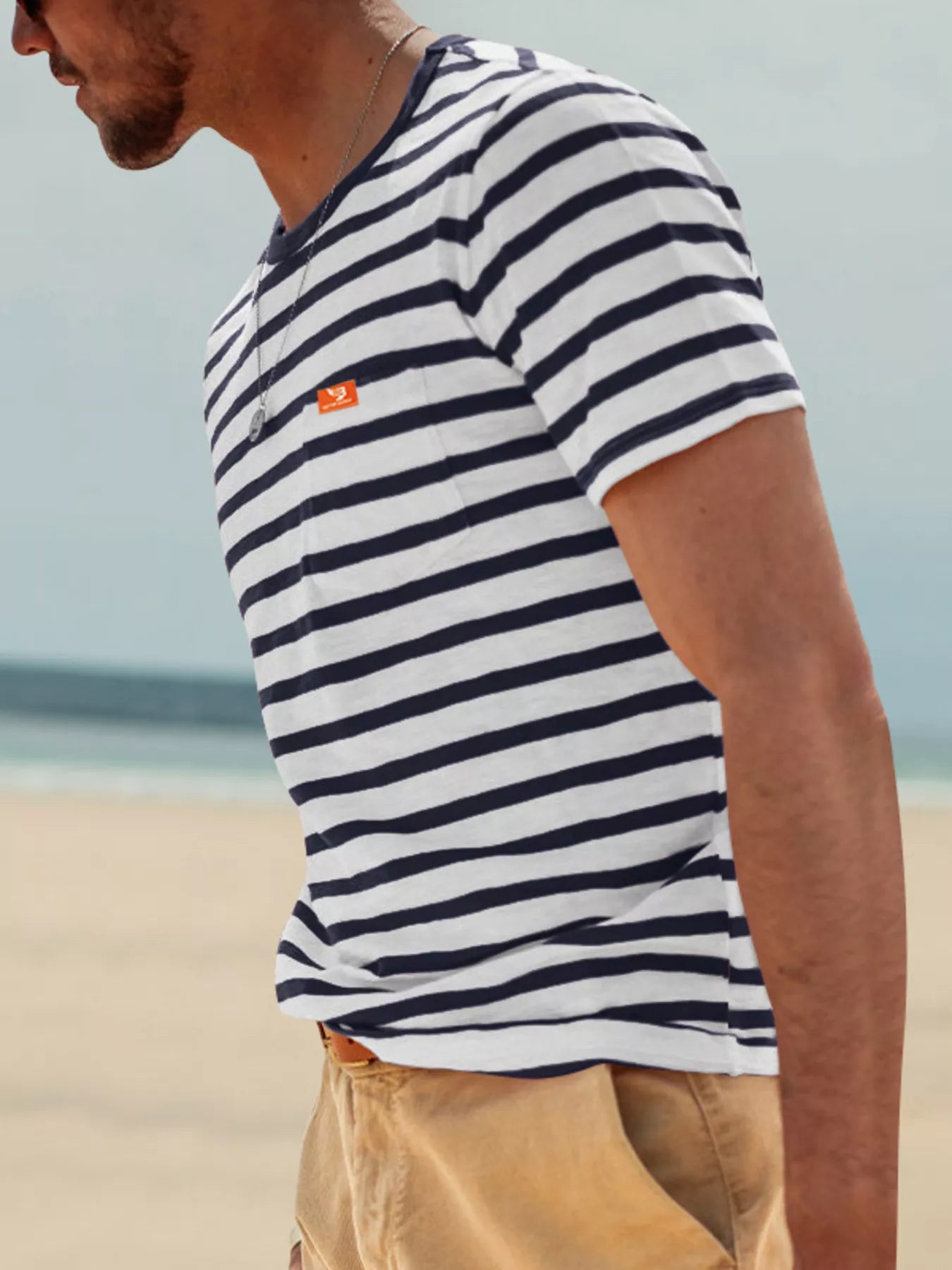Men's casual polo shirt and shorts set by Trendsi featuring a short sleeve T-shirt and matching shorts in a stylish design.