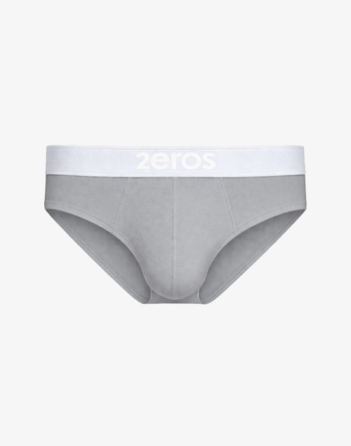Grey 2Eros Classic Brief by CITYBOYZ★USA featuring a comfortable fit and soft fabric, shown on a white background.