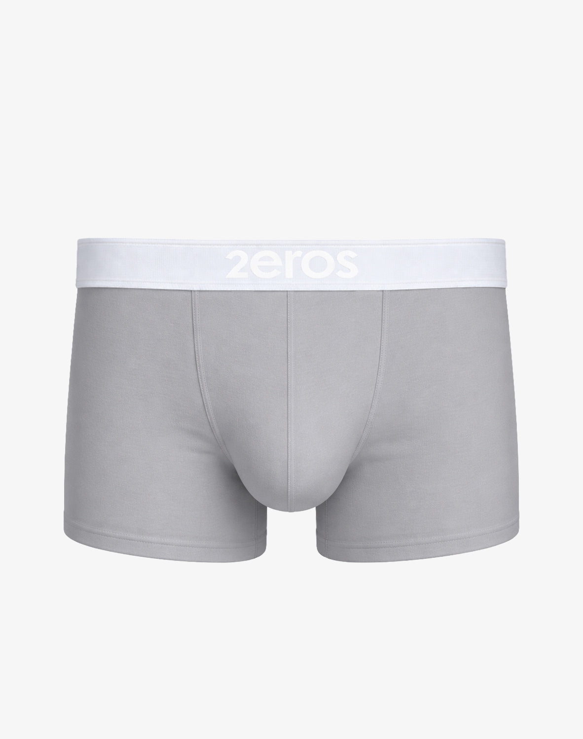 Grey 2Eros Classic Trunk by CITYBOYZ★USA, men's underwear with a comfortable fit and sleek design, shown on a neutral background.