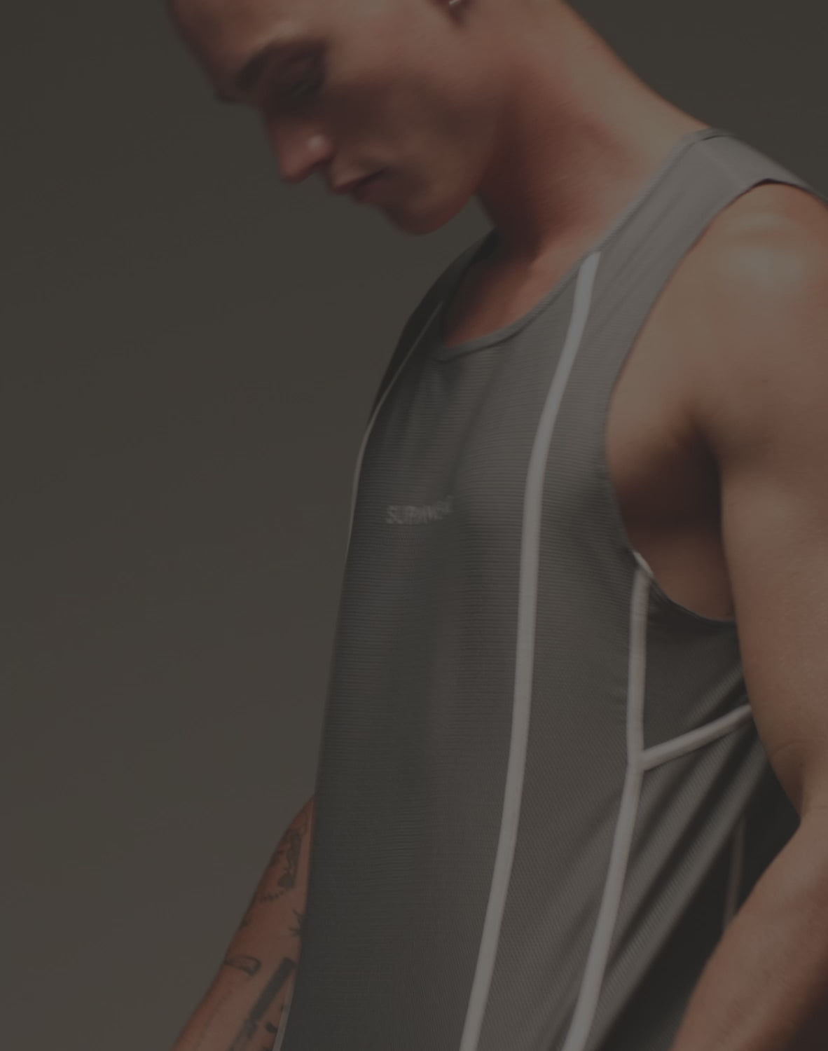 CITYBOYZ★USA Supawear Airflow Tank Top, breathable activewear shirt with sleeveless design and lightweight fabric, close-up view.