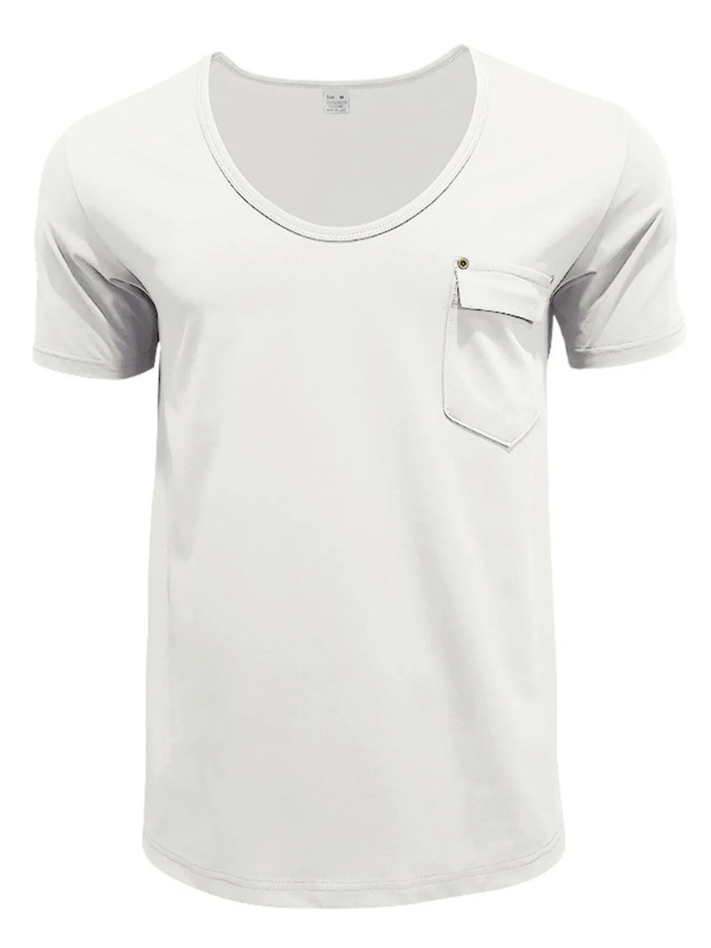 Men's DapperMate short sleeve round neck T-shirt in a classic style, featuring a clean design and comfortable fit.
