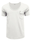 Men's DapperMate short sleeve round neck T-shirt in a classic style, featuring a clean design and comfortable fit.