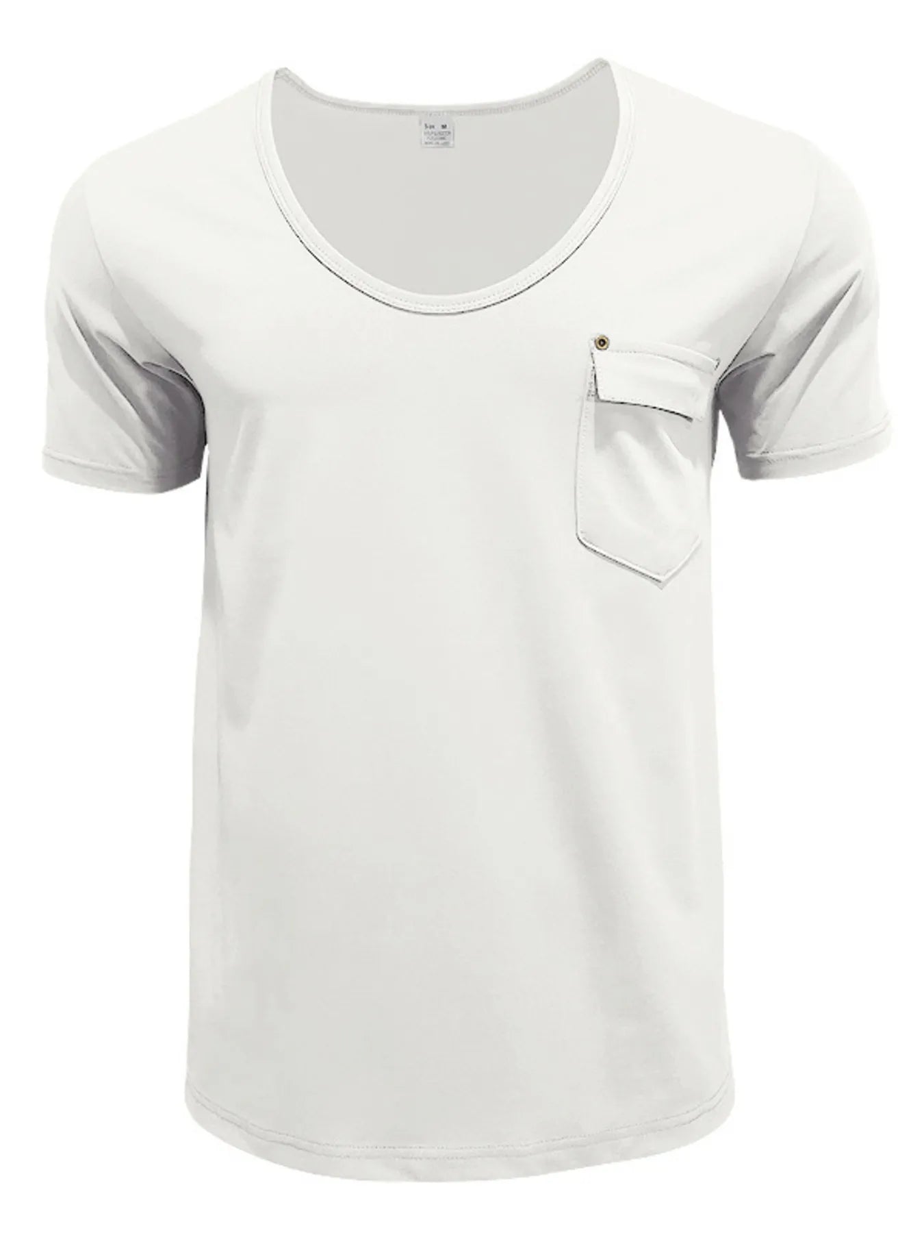 Men's DapperMate short sleeve round neck T-shirt in a classic style, featuring a clean design and comfortable fit.