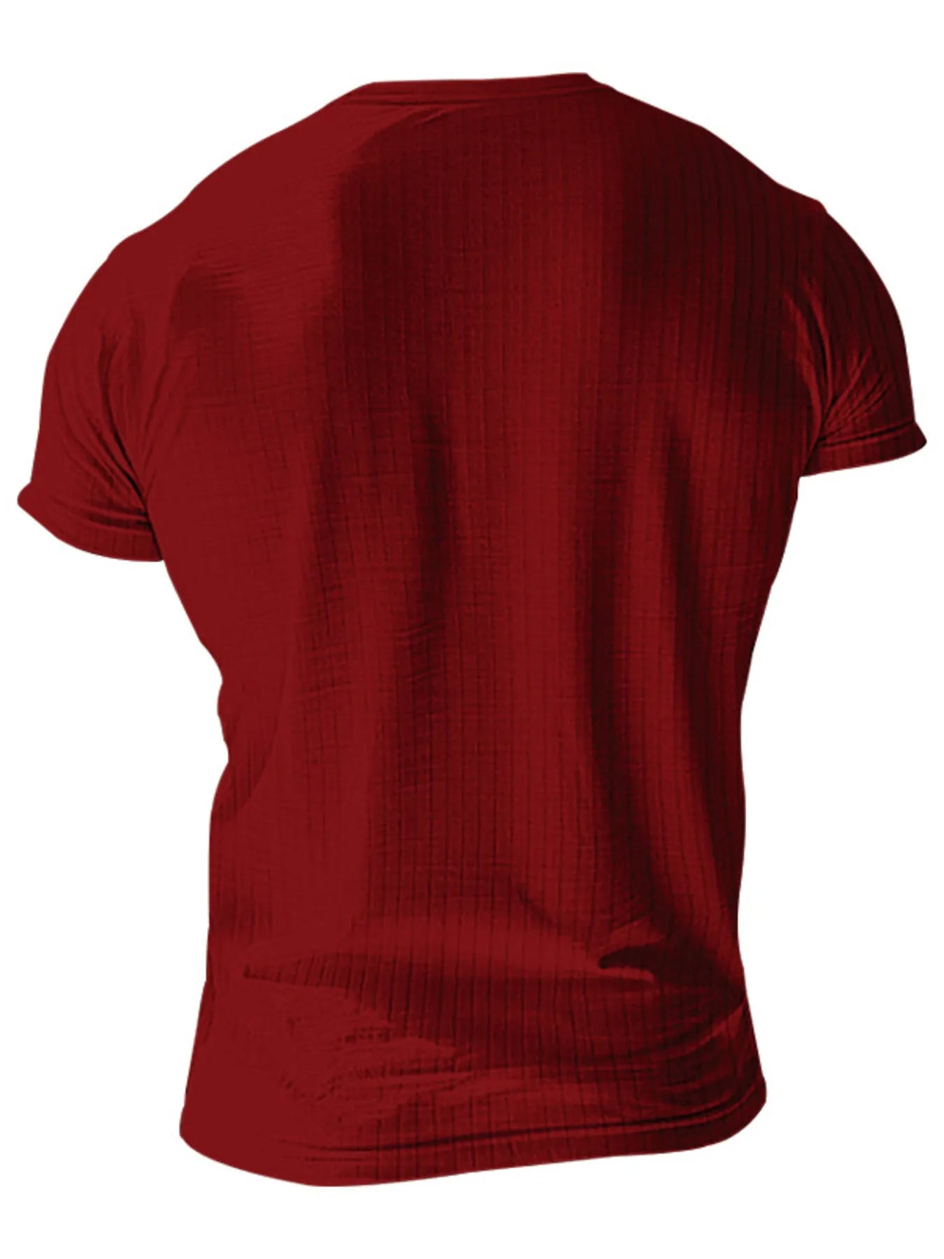 DapperMate men's casual short sleeve shirt by Trendsi, featuring a stylish design and comfortable fit, displayed on a hanger.