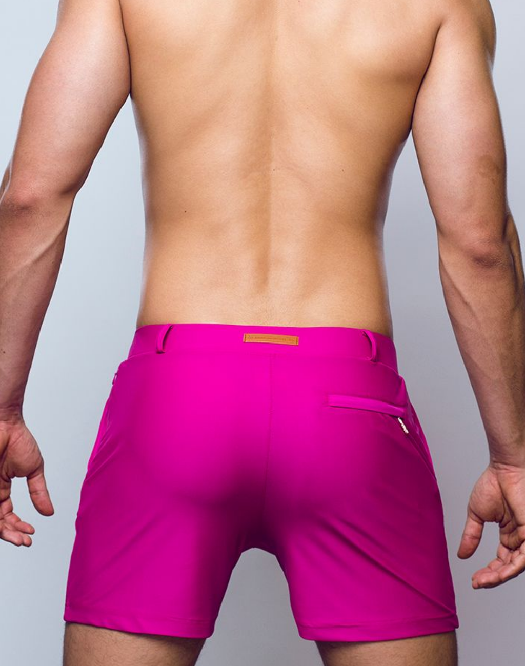 Fuchsia CITYBOYZ★USA 2Eros Bondi Short for men, stylish and comfortable shorts featuring vibrant color and modern fit.