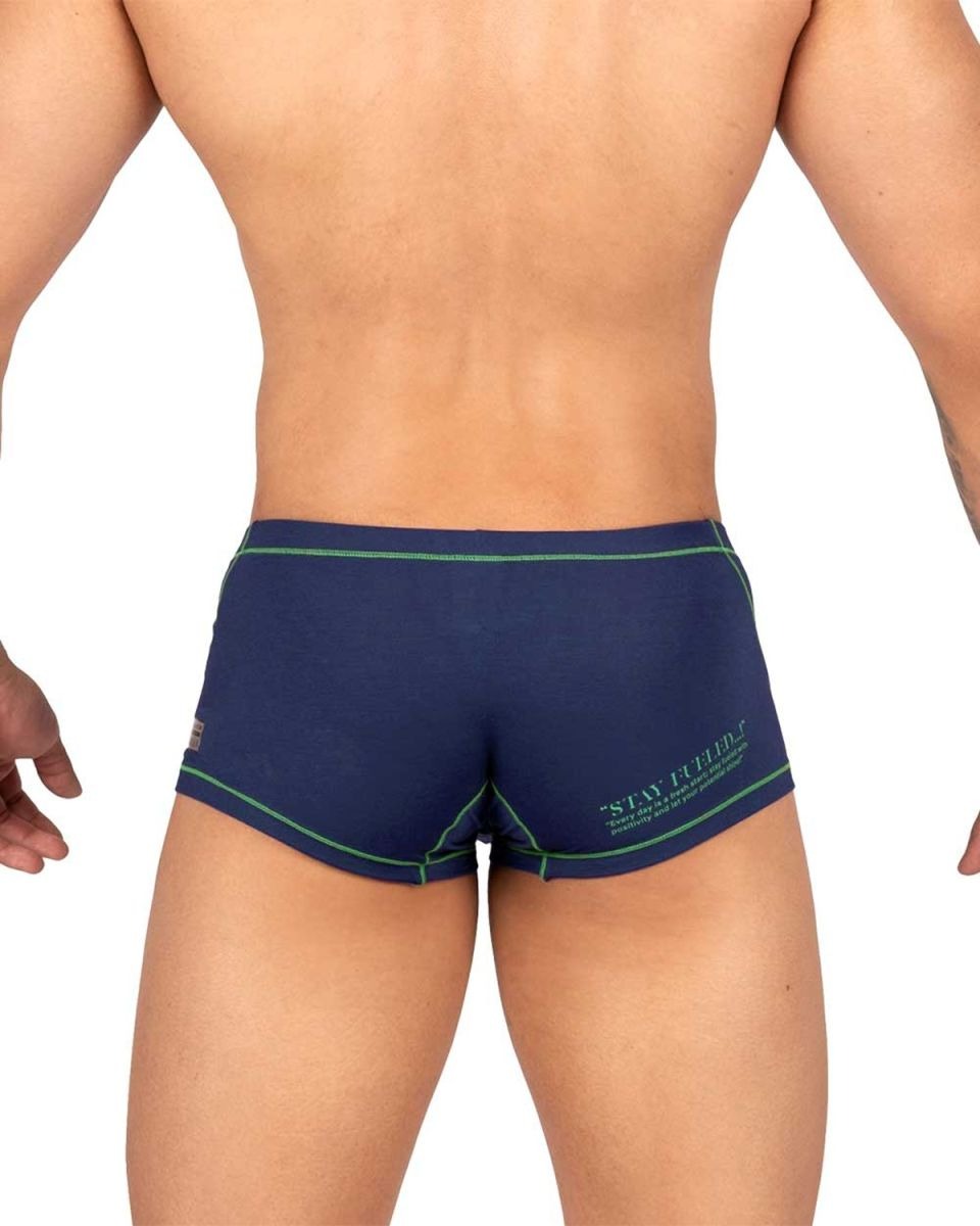 Blue CITYBOYZ★USA Private Structure Prime Elysian Hipster trunk underwear with a comfortable fit and stylish design.