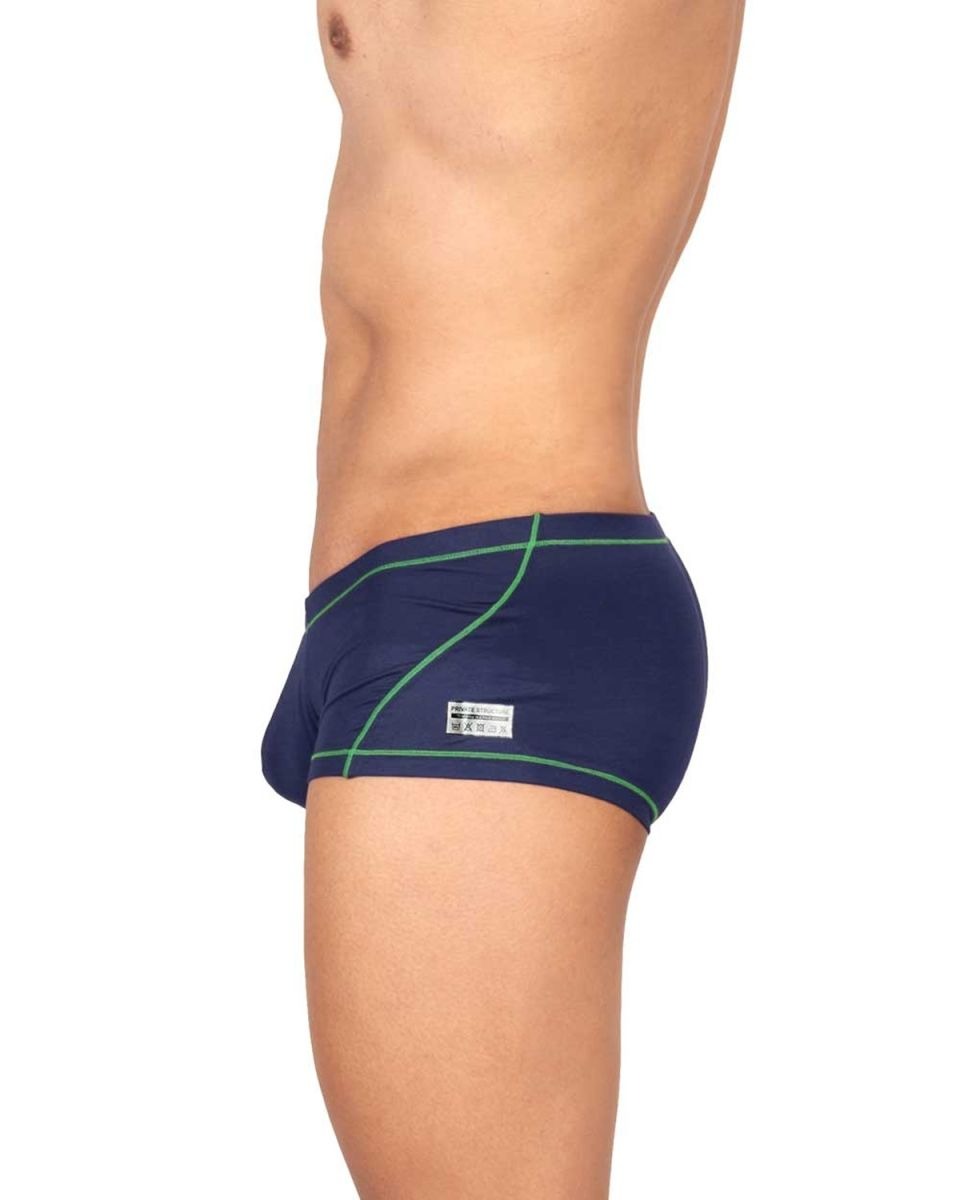 Blue CITYBOYZ★USA Private Structure Prime Elysian Hipster trunk underwear, soft fabric with stylish design and comfortable fit.