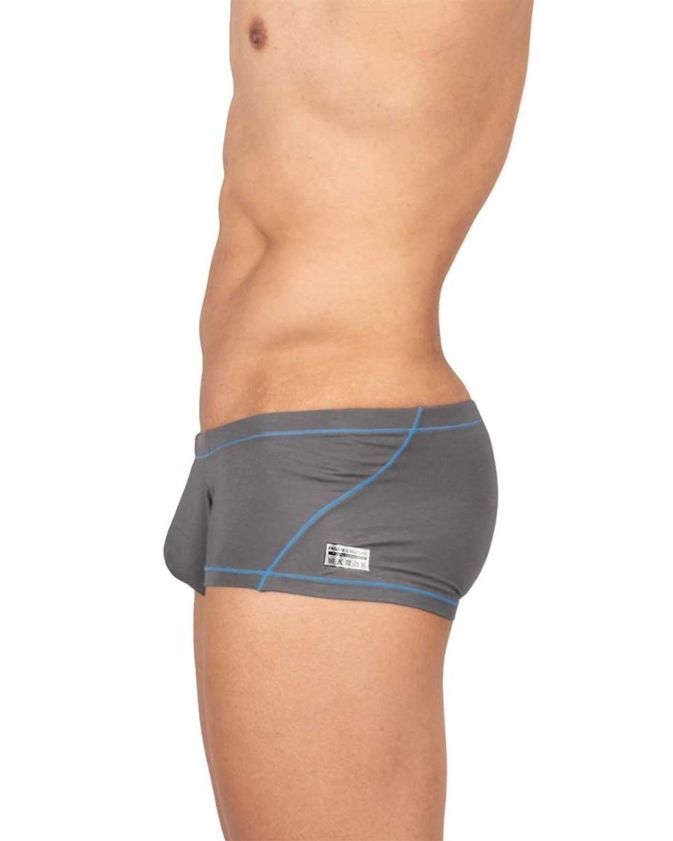 Gray Private Structure Prime Elysian hipster trunk by CITYBOYZ★USA featuring comfortable, stylish men's underwear with a sleek design.