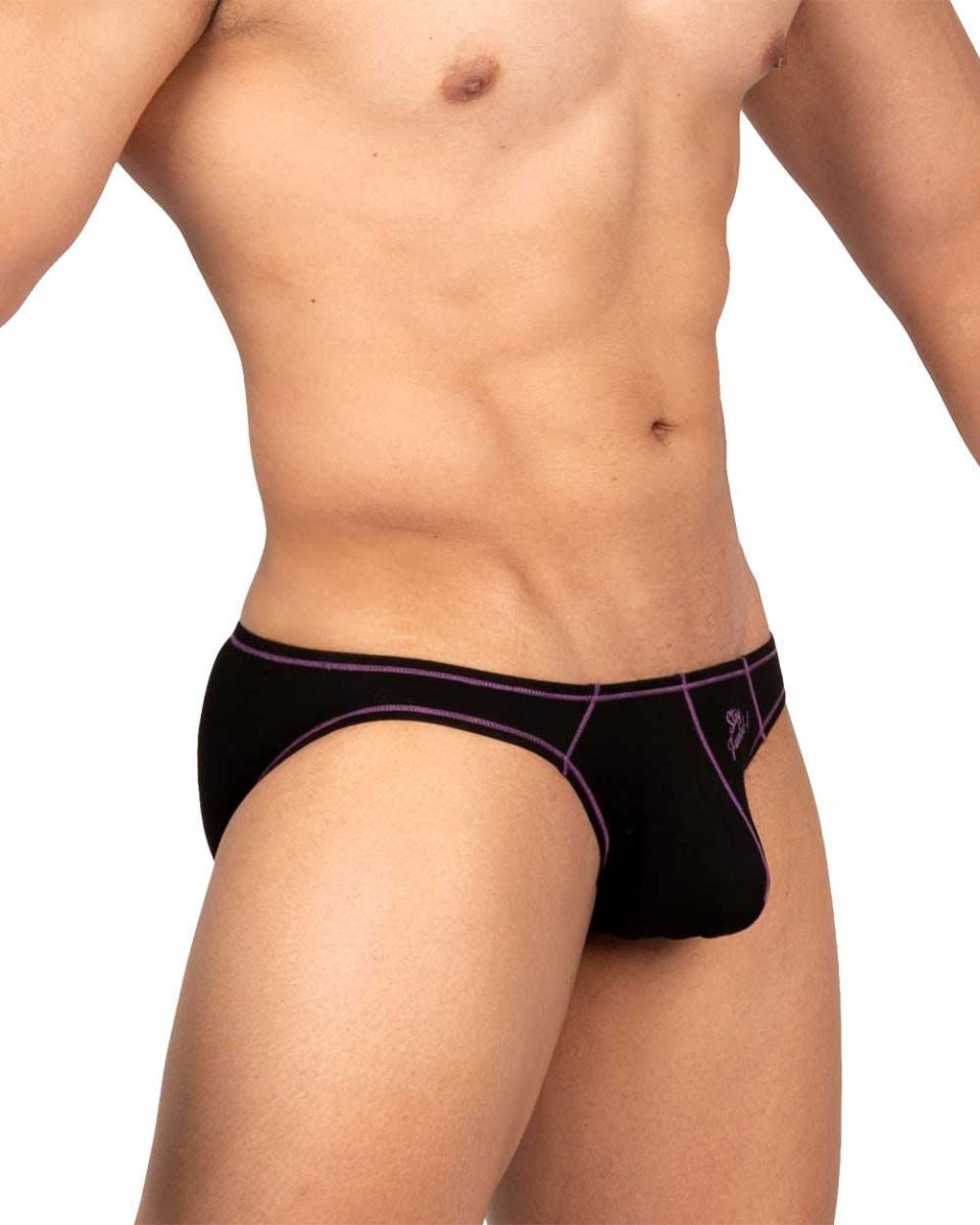 Charcoal Private Structure Prime Eutopia bikini brief by CITYBOYZ★USA, featuring a sleek, fitted design with subtle branding details.
