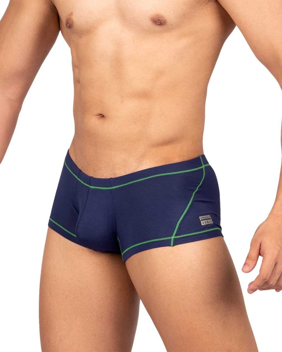 Blue CITYBOYZ★USA Private Structure Prime Elysian Hipster trunk underwear, soft fabric and comfortable fit displayed in the image.