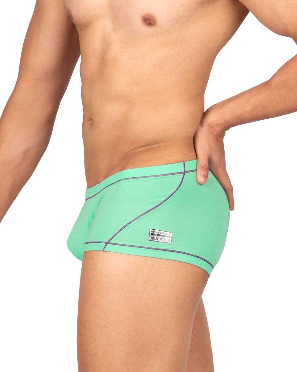 CITYBOYZ★USA Private Structure Prime Elysian cyan hipster trunk with comfortable waistband and sleek design.