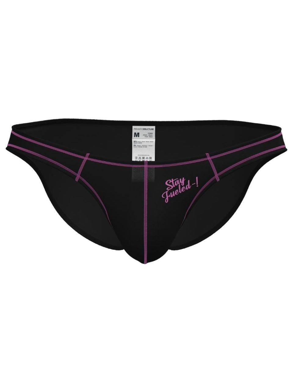 Charcoal CITYBOYZ USA Private Structure Prime Eutopia bikini brief with sleek, fitted design and comfortable waistband.