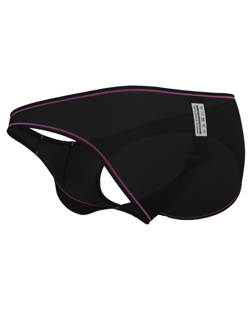 Charcoal CITYBOYZ★USA Private Structure Prime Eutopia bikini brief with a sleek fit and minimalist design.