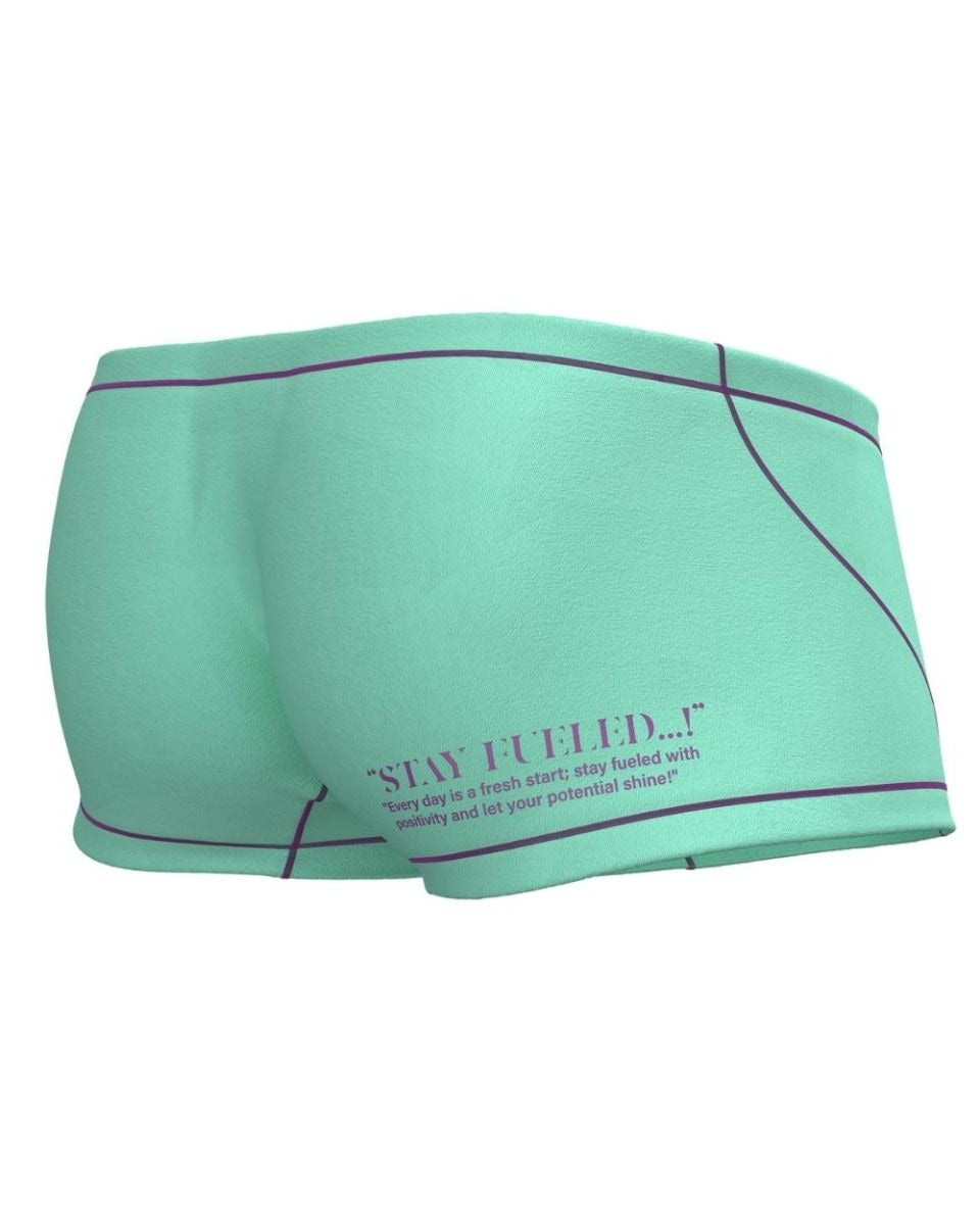 Cyan Private Structure Prime Elysian Hipster trunk underwear by CITYBOYZ★USA with a smooth waistband and sleek fabric design.