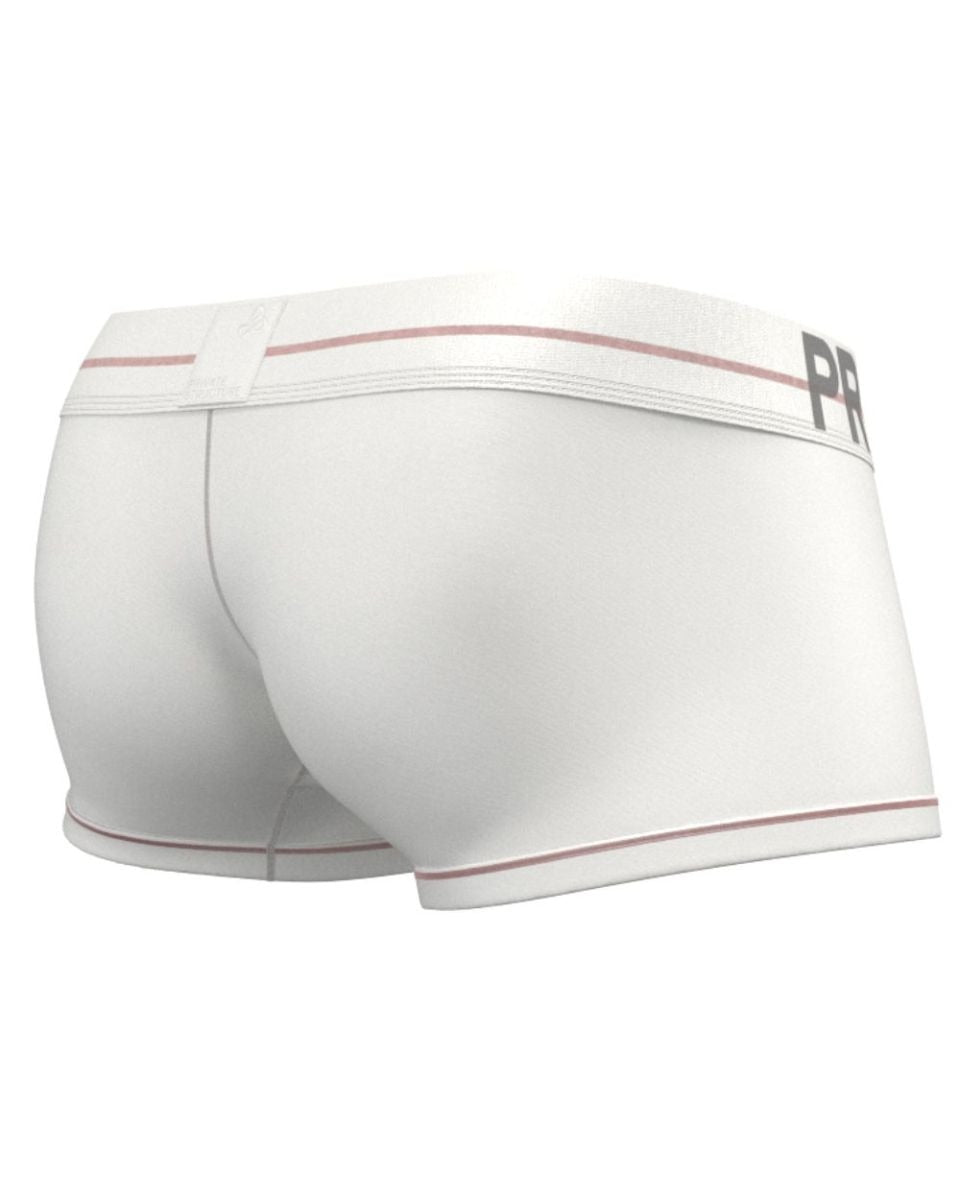 White CITYBOYZ★USA Private Structure Mo Lite mid waist trunk with a comfortable fit and sleek design.