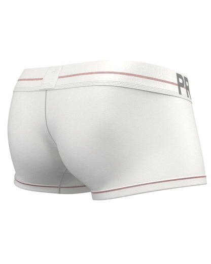 White CITYBOYZ★USA Private Structure Mo Lite mid waist trunk with a comfortable fit and sleek design.