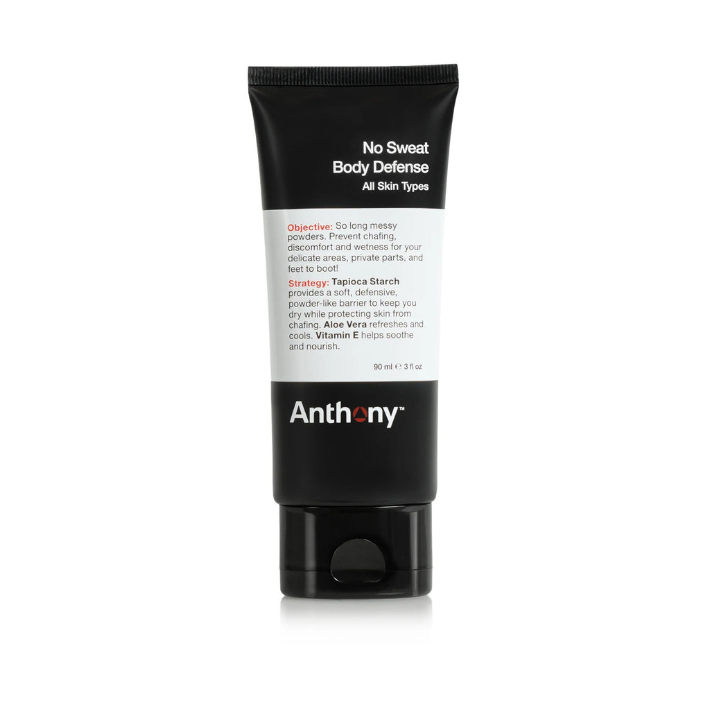 Anthony No Sweat Body Defense cream to prevent chafing.