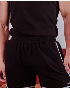 CITYBOYZ★USA Supawear Crux athletic shorts in black with a comfortable fit and stylish design, perfect for activewear and workouts.