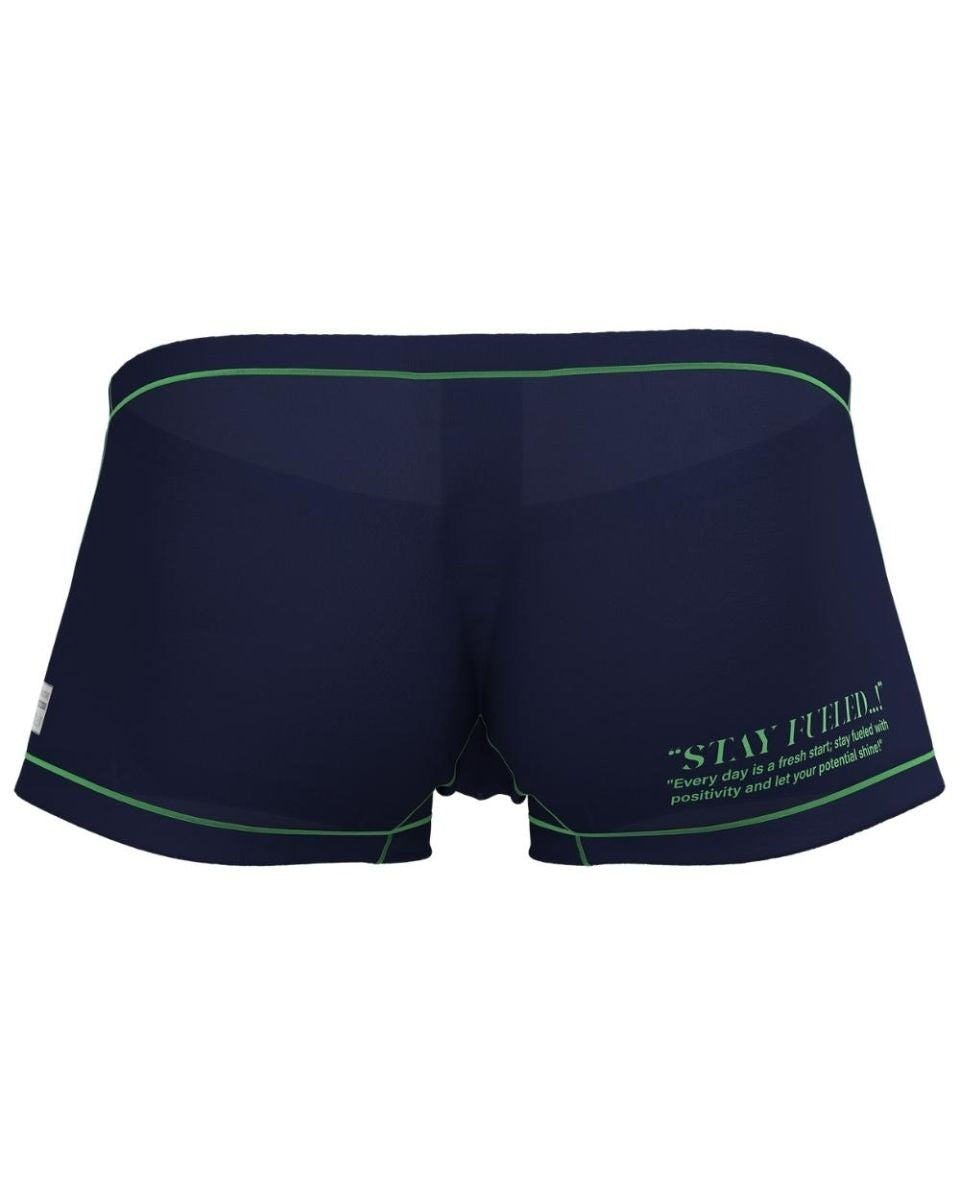 Blue CITYBOYZ★USA Private Structure Prime Elysian Hipster trunk underwear with a comfortable fit and stylish design.