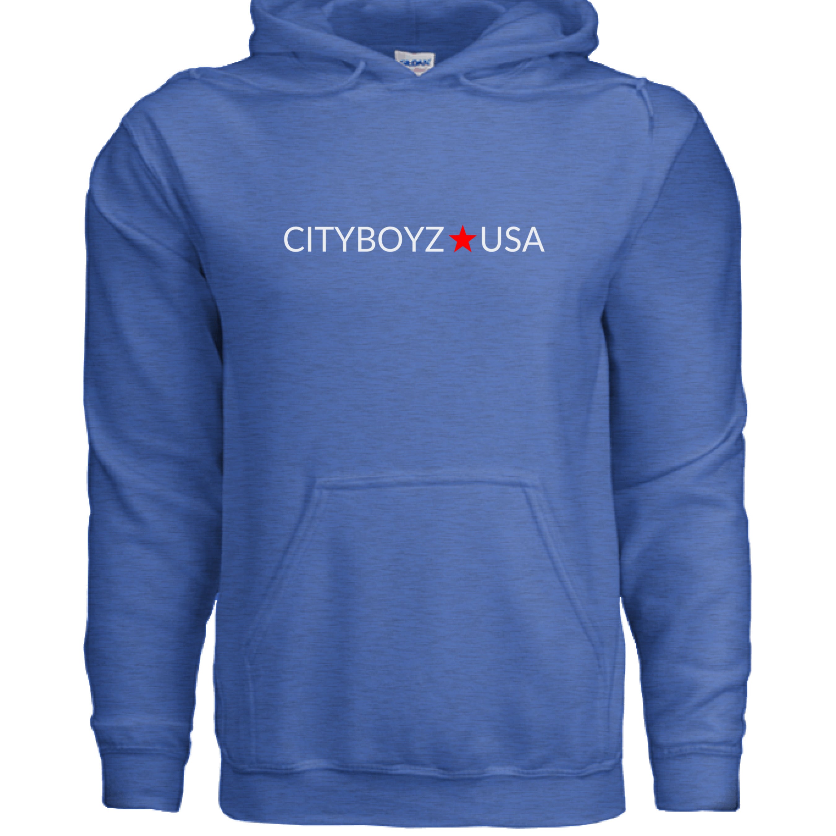 CITYBOYZ★USA hoodie activewear with bold logo design, featuring a comfortable fit and stylish look for casual wear.