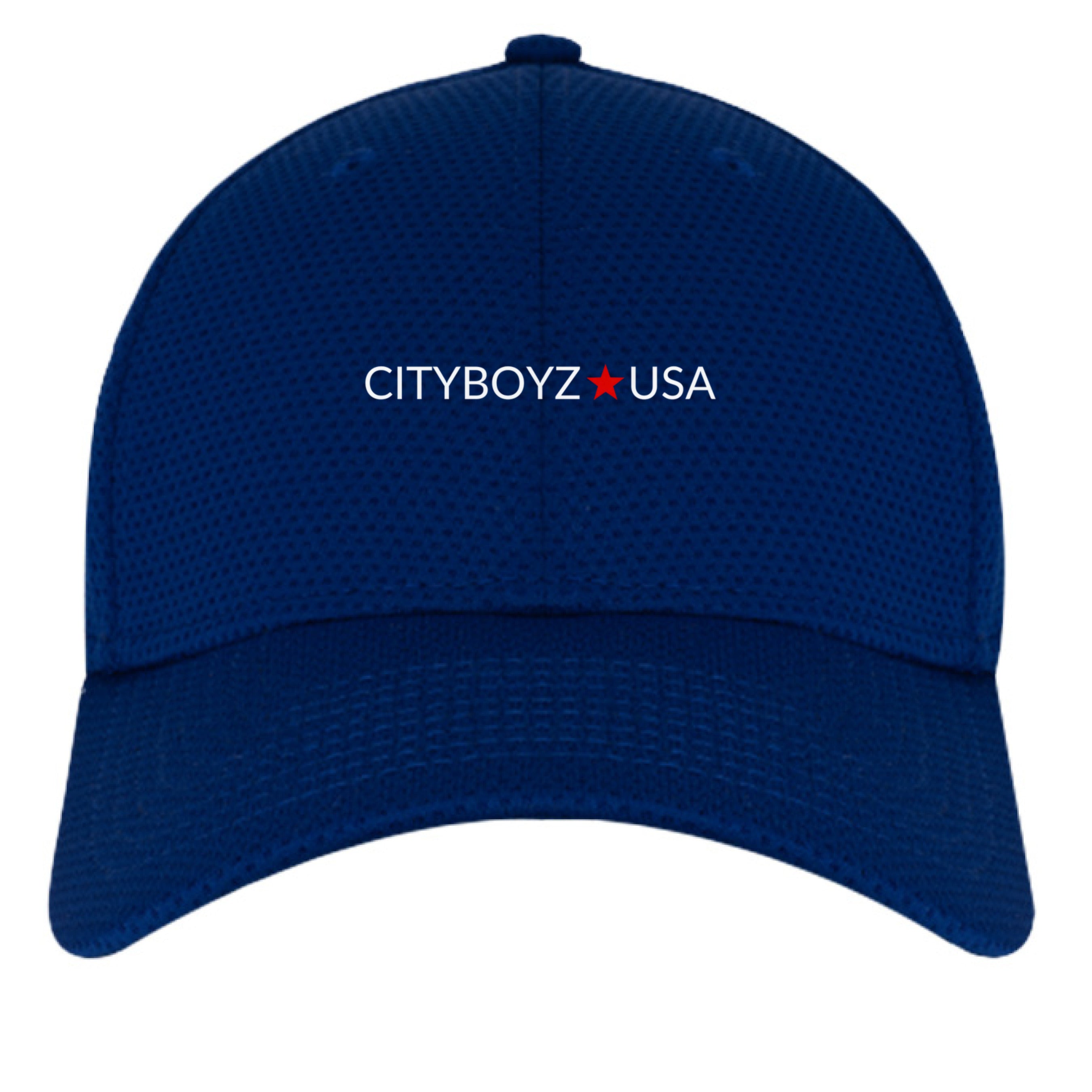 CITYBOYZ★USA baseball cap with adjustable strap, featuring a classic design and embroidered logo on the front.