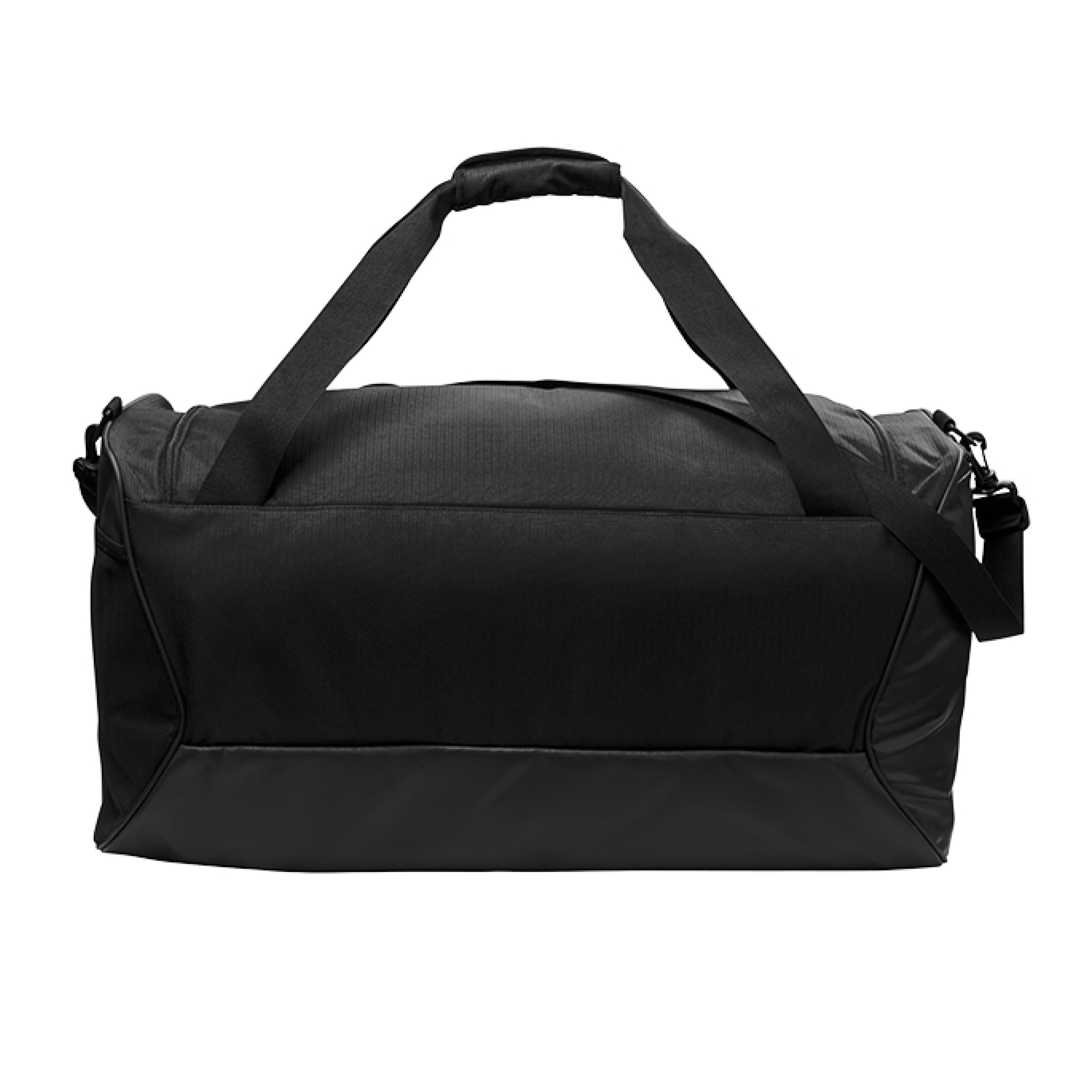 Large Nike Brasilia duffel bag by CITYBOYZ★USA with spacious main compartment, black nylon fabric, and sturdy handles.