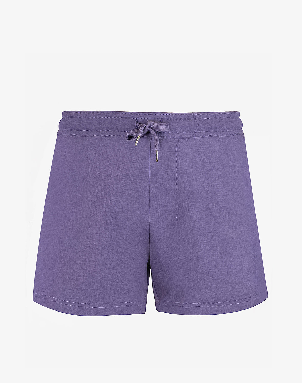 Purple Supawear Jersey Athletic Shorts by CITYBOYZ★USA with a comfortable fit and modern design, shown laid flat.