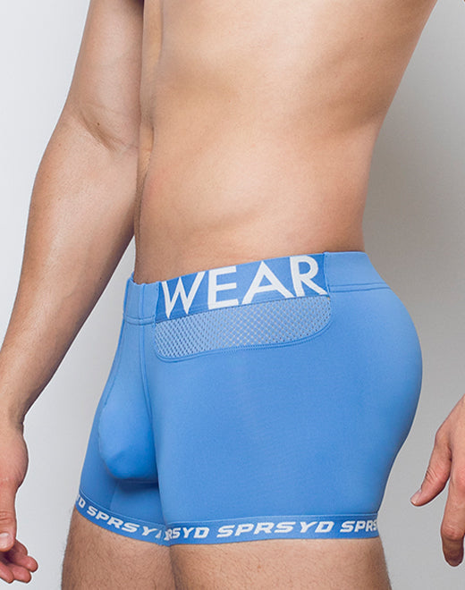 Blue Supawear SPR Max Trunk boxer briefs by CITYBOYZ★USA, featuring a snug fit and comfortable waistband.