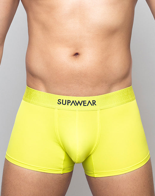 Bright neon Supawear trunk by CITYBOYZ USA with bold color and snug fit, shown on a neutral background.