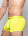 CITYBOYZ★USA Supawear Neon Trunk, men's colorful cotton underwear with bright neon accents, shown in a close-up view