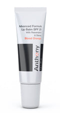 Blood orange Anthony lip balm with SPF 25 by CITYBOYZ★USA, featuring a sleek tube and vibrant orange design.