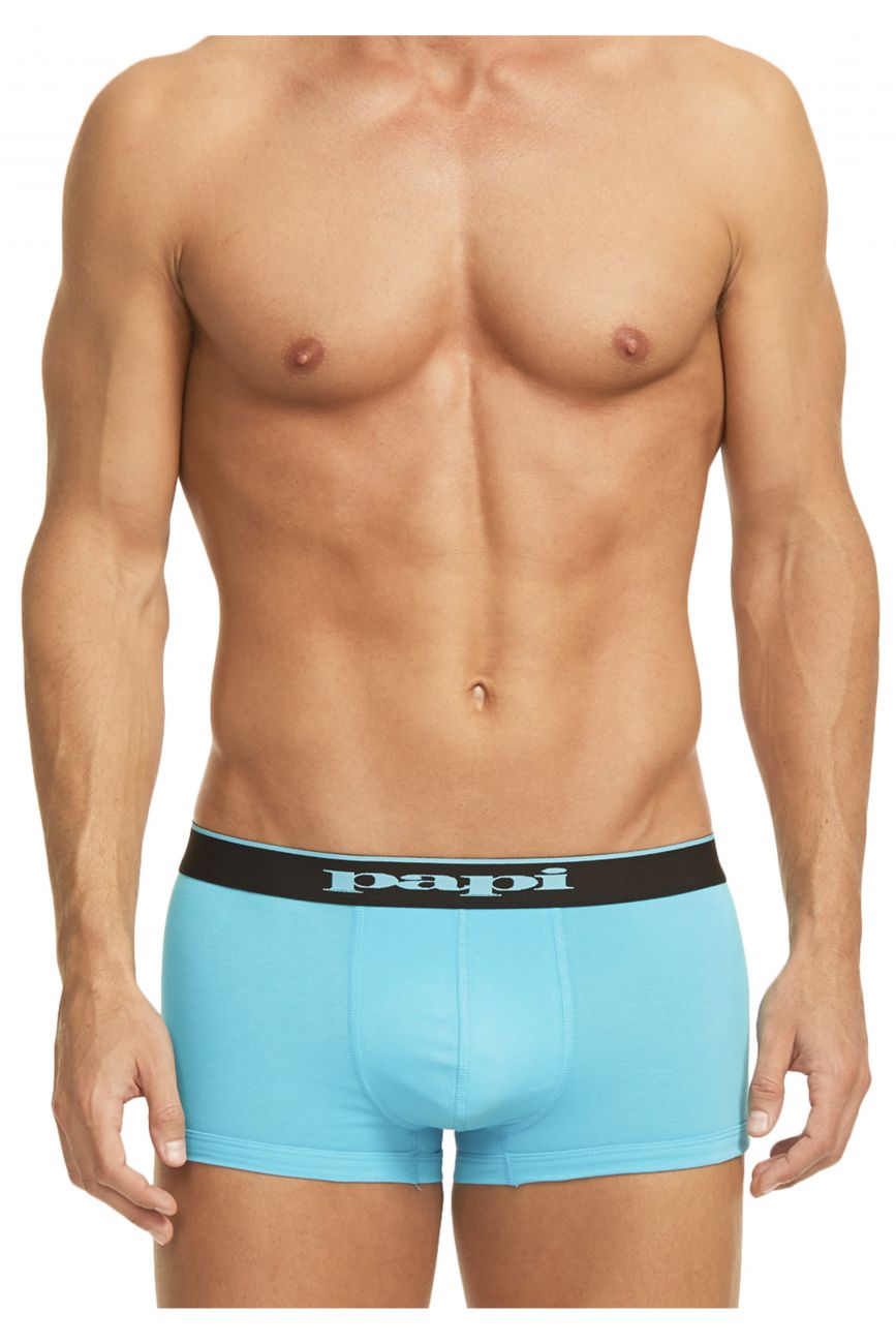Papi 980403-941 3pk Cotton Stretch Brief Black-cobalt-blue –   - Men's Underwear and Swimwear