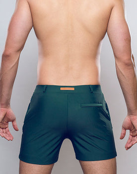 CITYBOYZ★USA 2Eros Bondi Short in gray, casual men's shorts with a relaxed fit, displayed on a plain background.