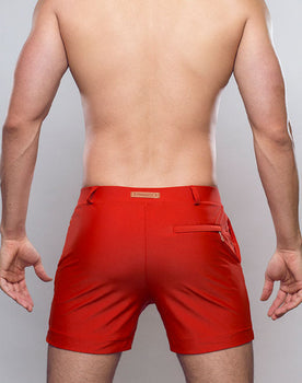 CITYBOYZ★USA 2Eros Bondi Short in black, casual men's shorts with a relaxed fit, shown on a plain background.