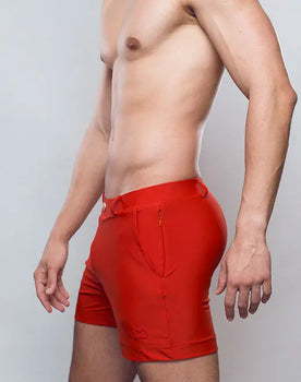 CITYBOYZ USA 2Eros Bondi Short in black, casual men's shorts with a relaxed fit and stylish design, shown on a model.
