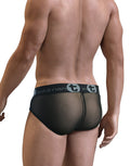 WildmanT Wildmant Slut Big Boy Pouch Brief with see-through back view, showcasing the underwear design and fabric details.