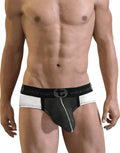 WildmanT Wildmant Slut Big Boy Pouch Brief with see-through front, showcasing the transparent pouch design and supportive underwear style.