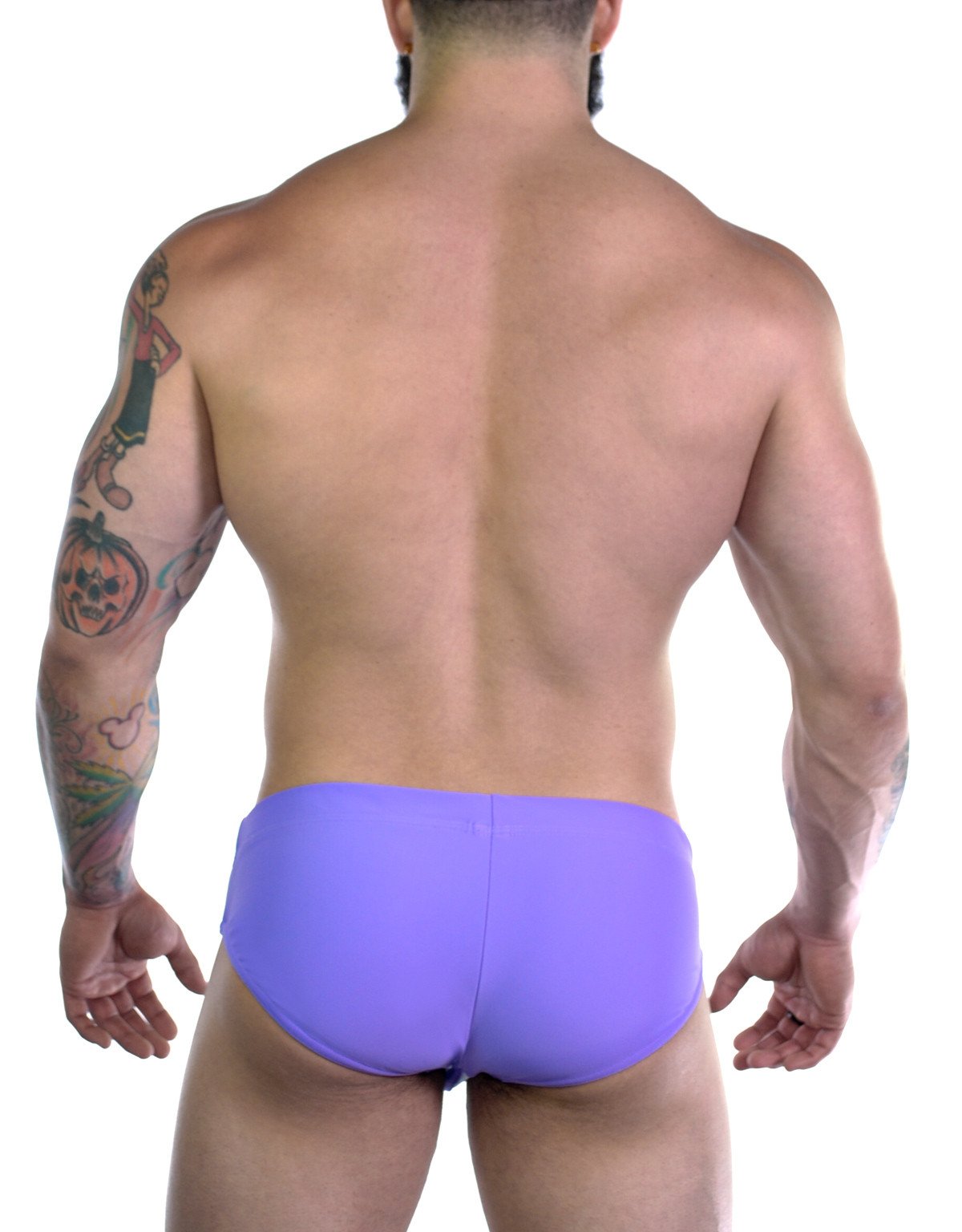 Wildmant Sportivo purple bikini swimwear shown from the back, featuring a stylish design and adjustable straps.