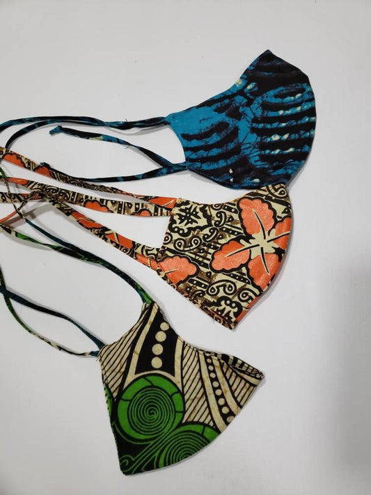 Onb2Studio Wax Print Mask Mask- CITYBOYZ★USA