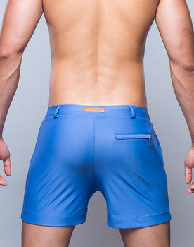 CityBOYZ USA 2Eros Bondi Shorts, casual men's shorts in black with branded logo, displayed on a plain background.